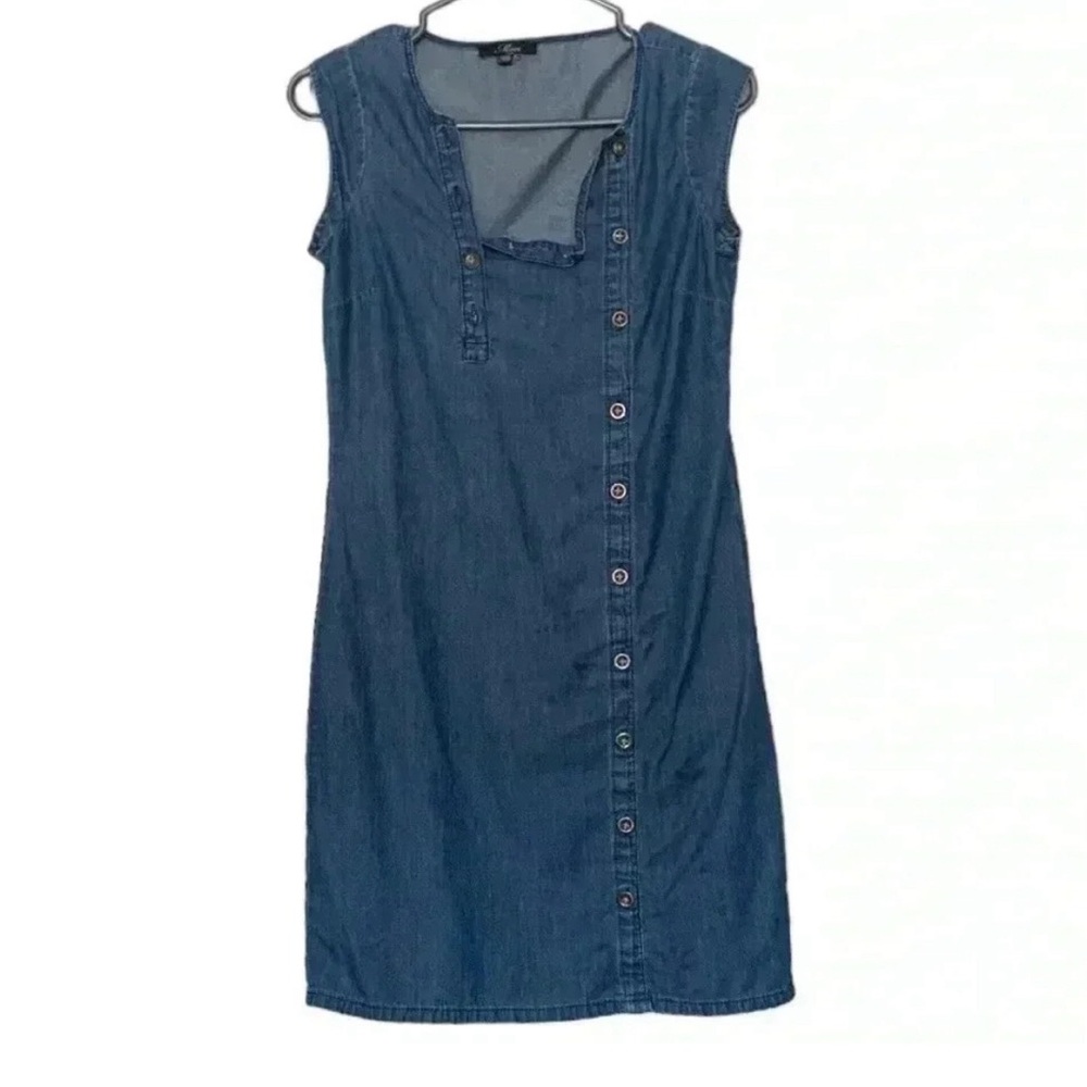 MAVI - Stylish Denim Dress w buttons. Western. “Yes Chef Chic”